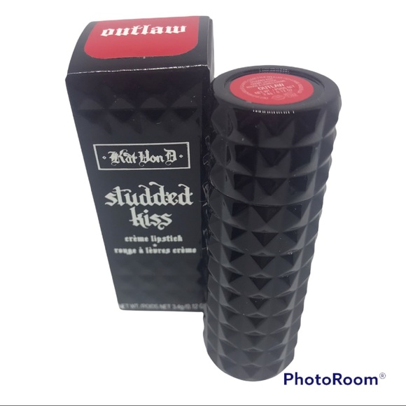 OUTLAW KVD KAT VON D STUDDED KISS CREME LIPSTICK NEW BOX glam goth gothic - Picture 6 of 8